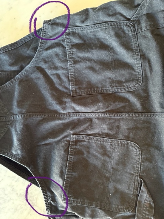 Vans Black Bib Short Overalls MEDIUM - Picture 11 of 11